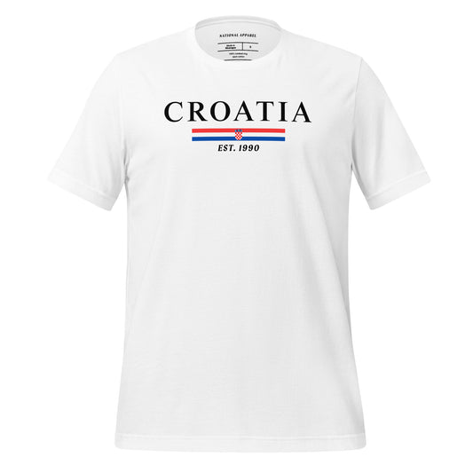 CROATIA EST. 1990 - Unisex t-shirt